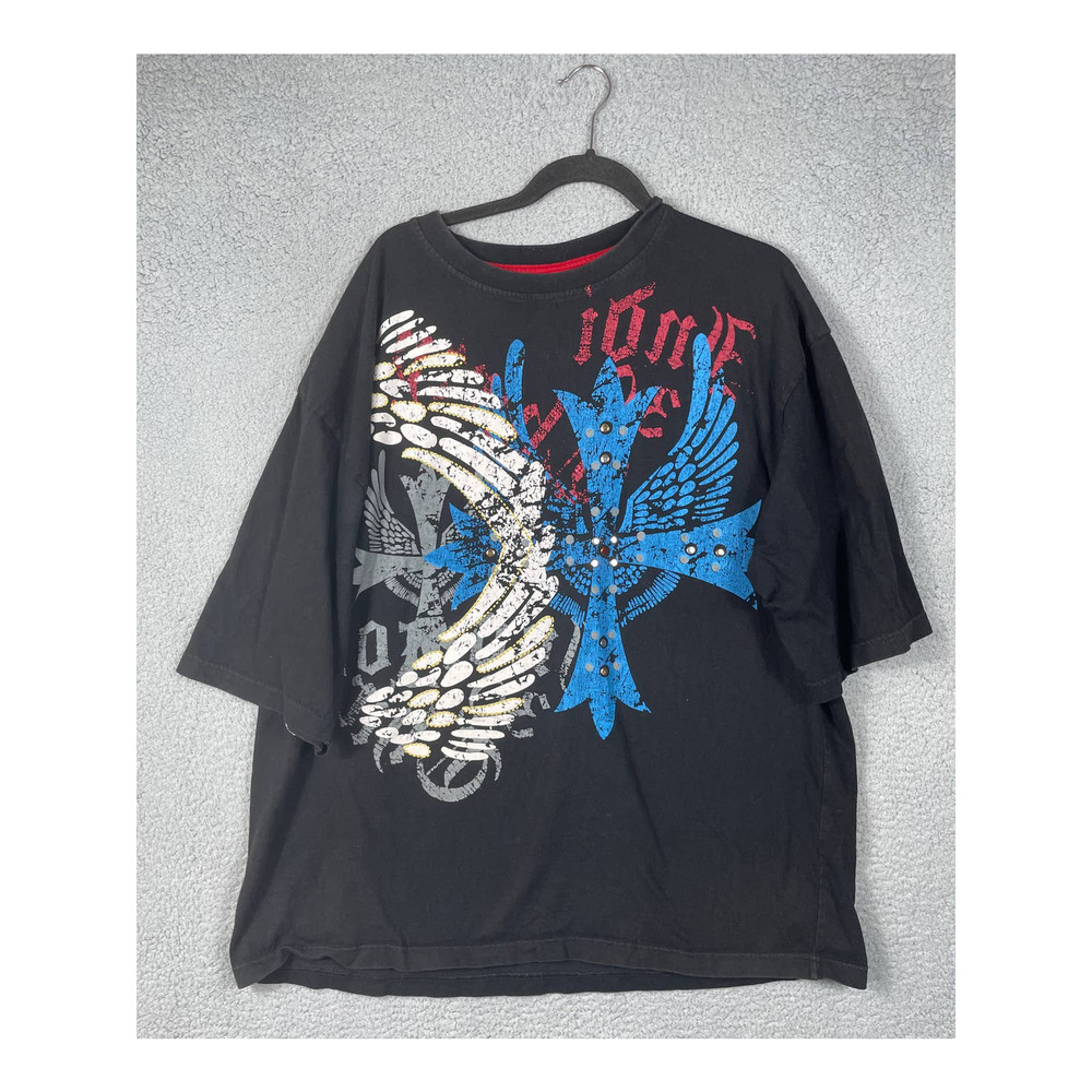 Indigo 30 Men's Black Shirt Graphic Size XXXL
